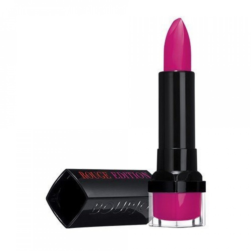 LIPSTIK BOURJOIS ROUGE EDITION LIPSTICK NO 07 FUCHSIA GRAFFITI KOSMETIK BIBIR MAKE UP LIP ORIGINAL