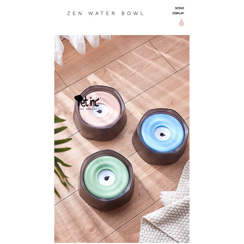 Zen water bowl (anti chocking anti wet)