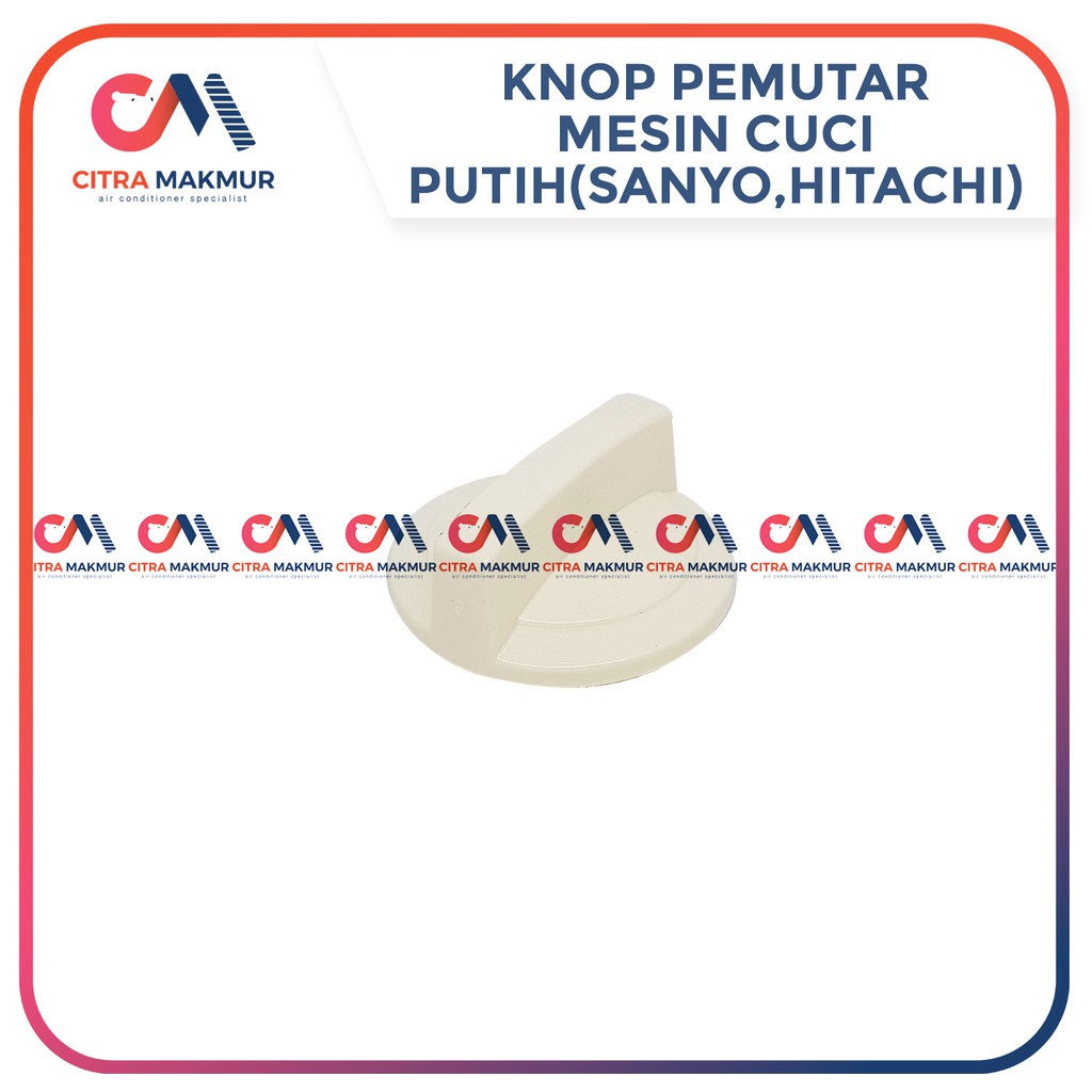 Knop Pemutar Putih Sanyo Smart Beauty Hitachi Aqua Putaran Tombol Mesin Cuci 2 tabung