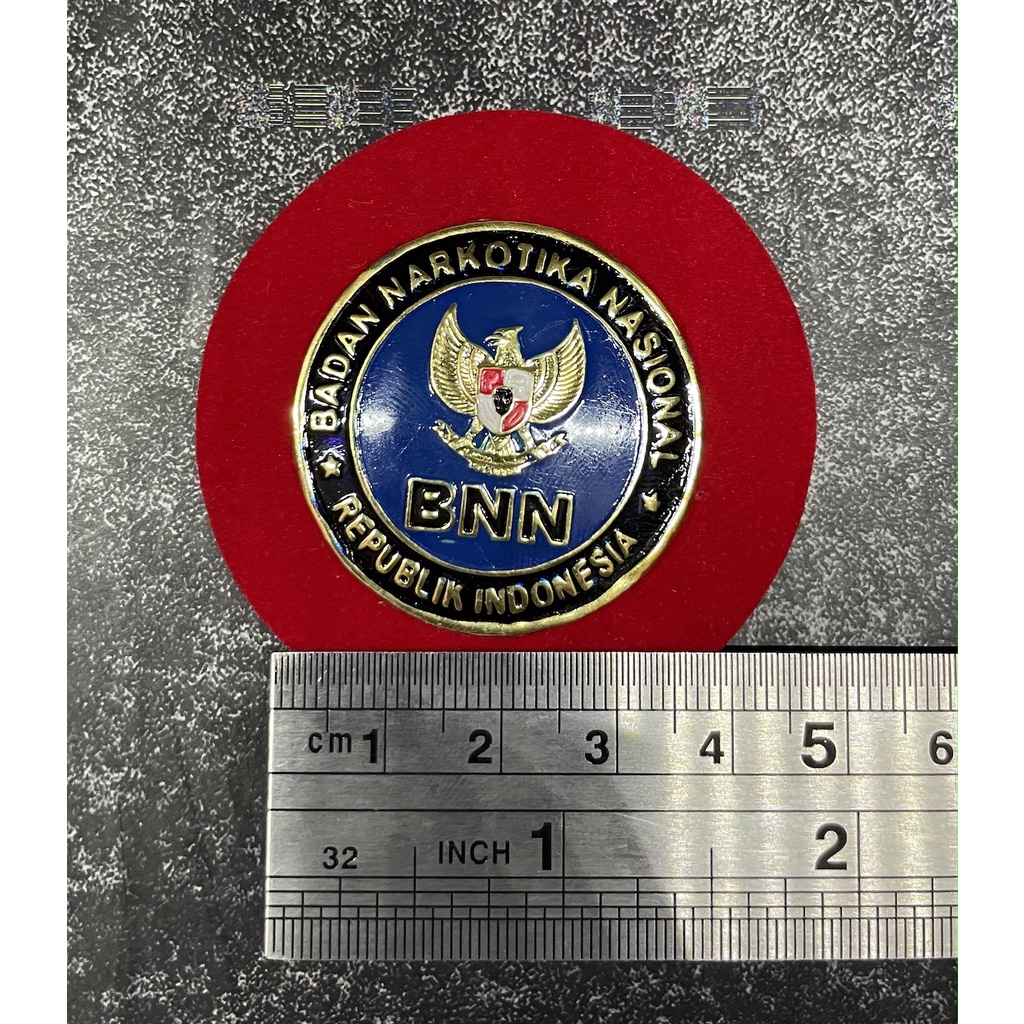Pin BNN 4 cm | Bros PNN| Pin Badan Narkotika Nasional|Pin Baju|Pin Baju BNN 4cm