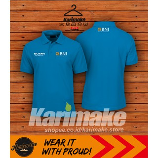 Polo Shirt Kaos Polo Bank BNI 46 Kaos Perusahaan 