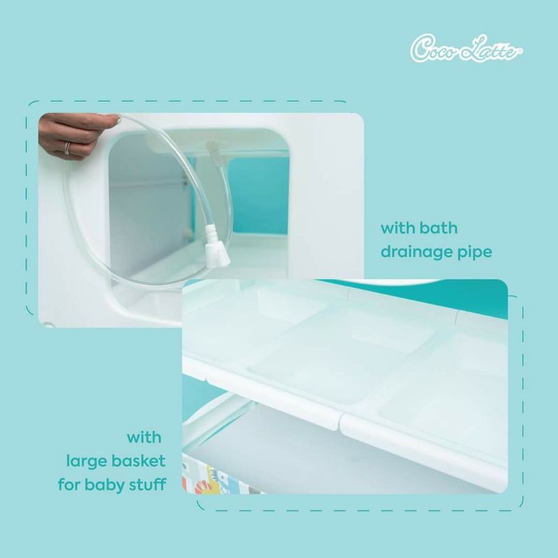 Cocolatte Baby Tafel CL 6969 Changing Table 2 in 1 / Bak Mandi Bayi / Meja Ganti Popok Bayi