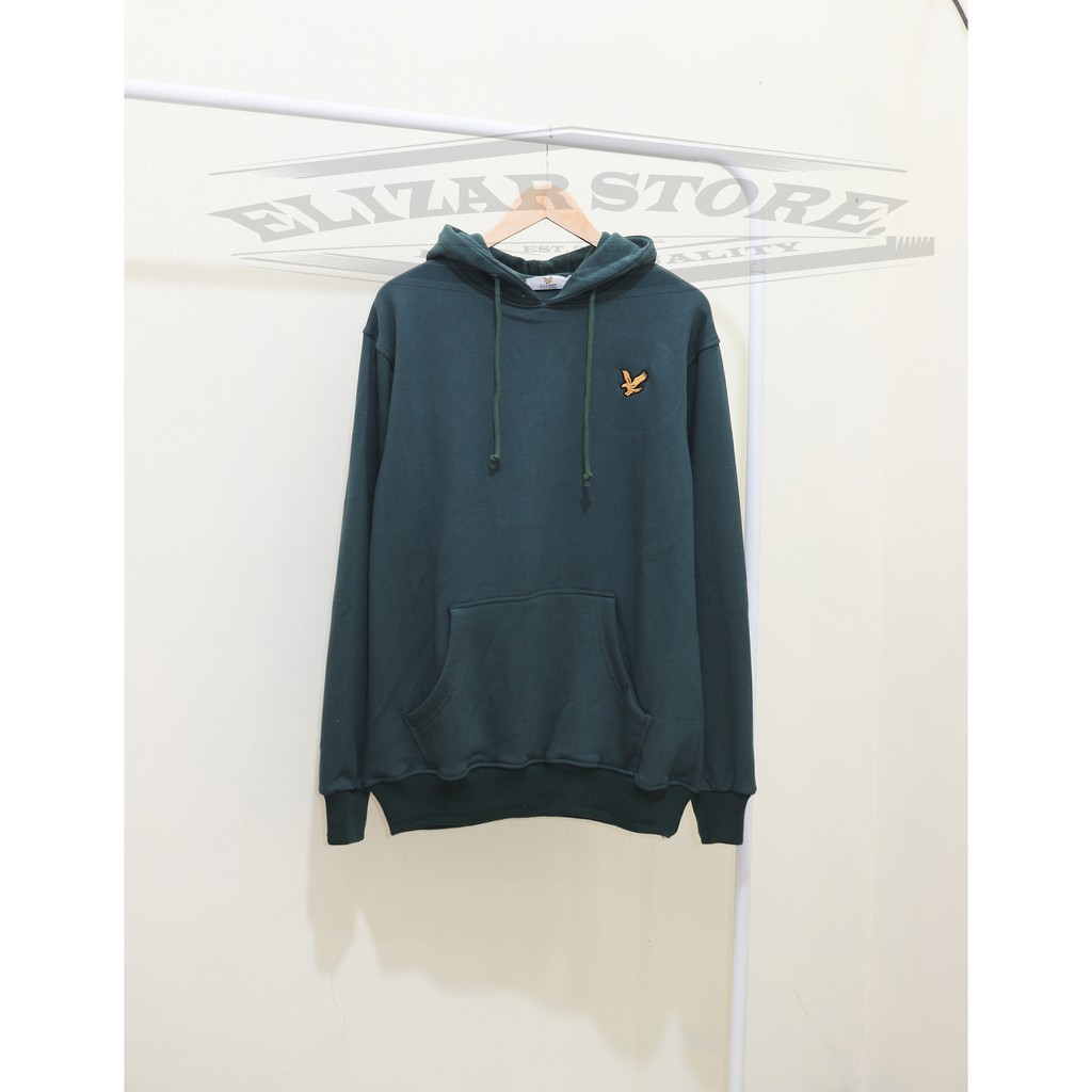 Jaket hoodie lyle & scott premium full tag