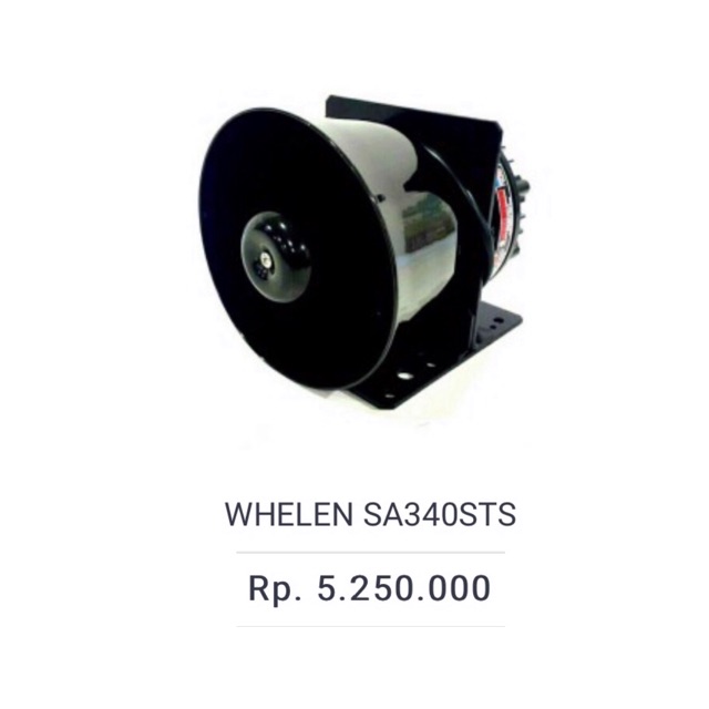 Whelen sa340sts