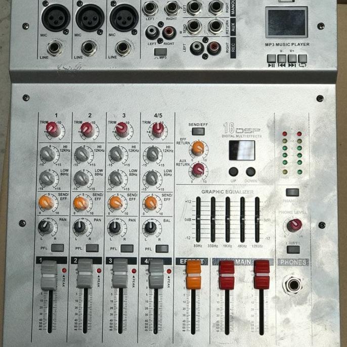 Power mixer audio 4 channel - professional mixer