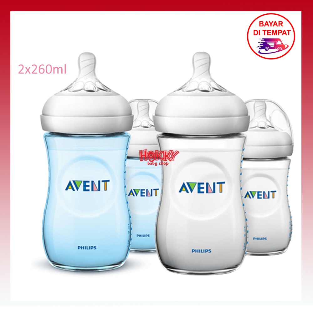 Philips Avent Botol Susu Natural Twin Pack 260ml Isi 2