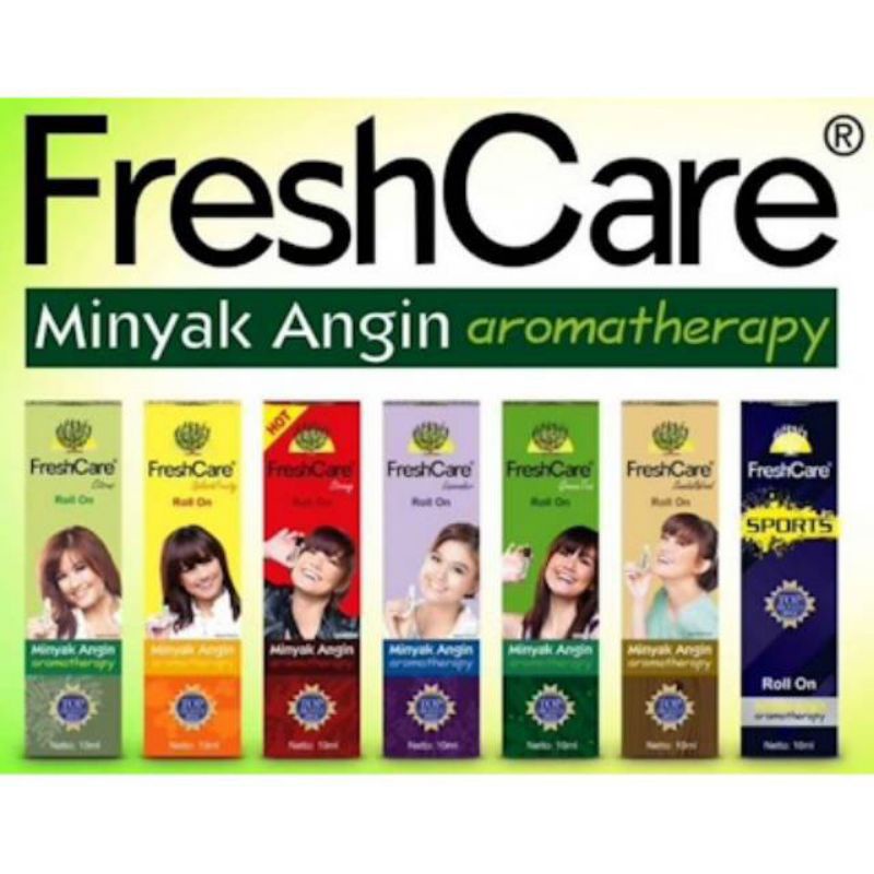 freshcare kerok & roll teens mix citrus roll on + inhaler press & relax minyak angin aromatherapy fr