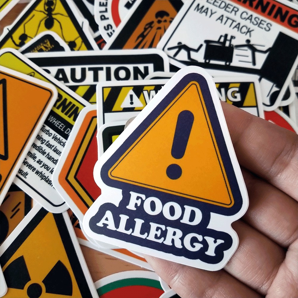A set of 50 high-quality waterproof graffiti stickers