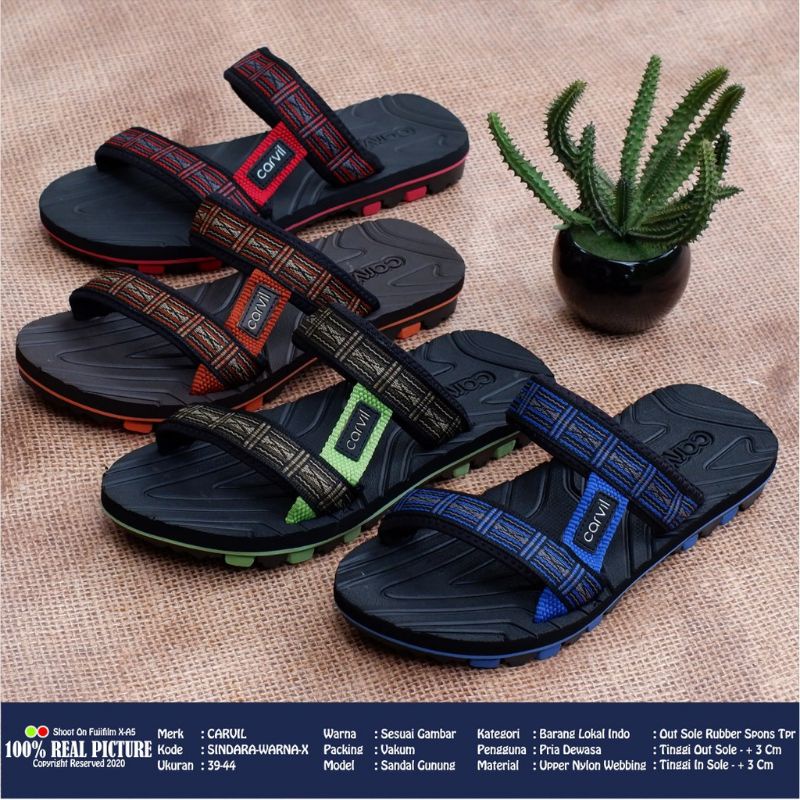 SANDAL PRIA CARVIL JAHIT MURAH MERIAH