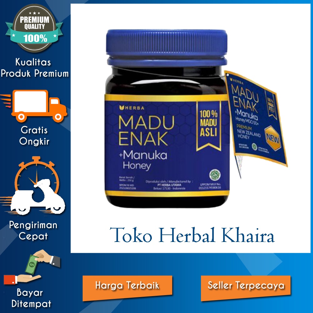 

MADU ENAK MANUKA HONEY 250 GRAM MGO 50+