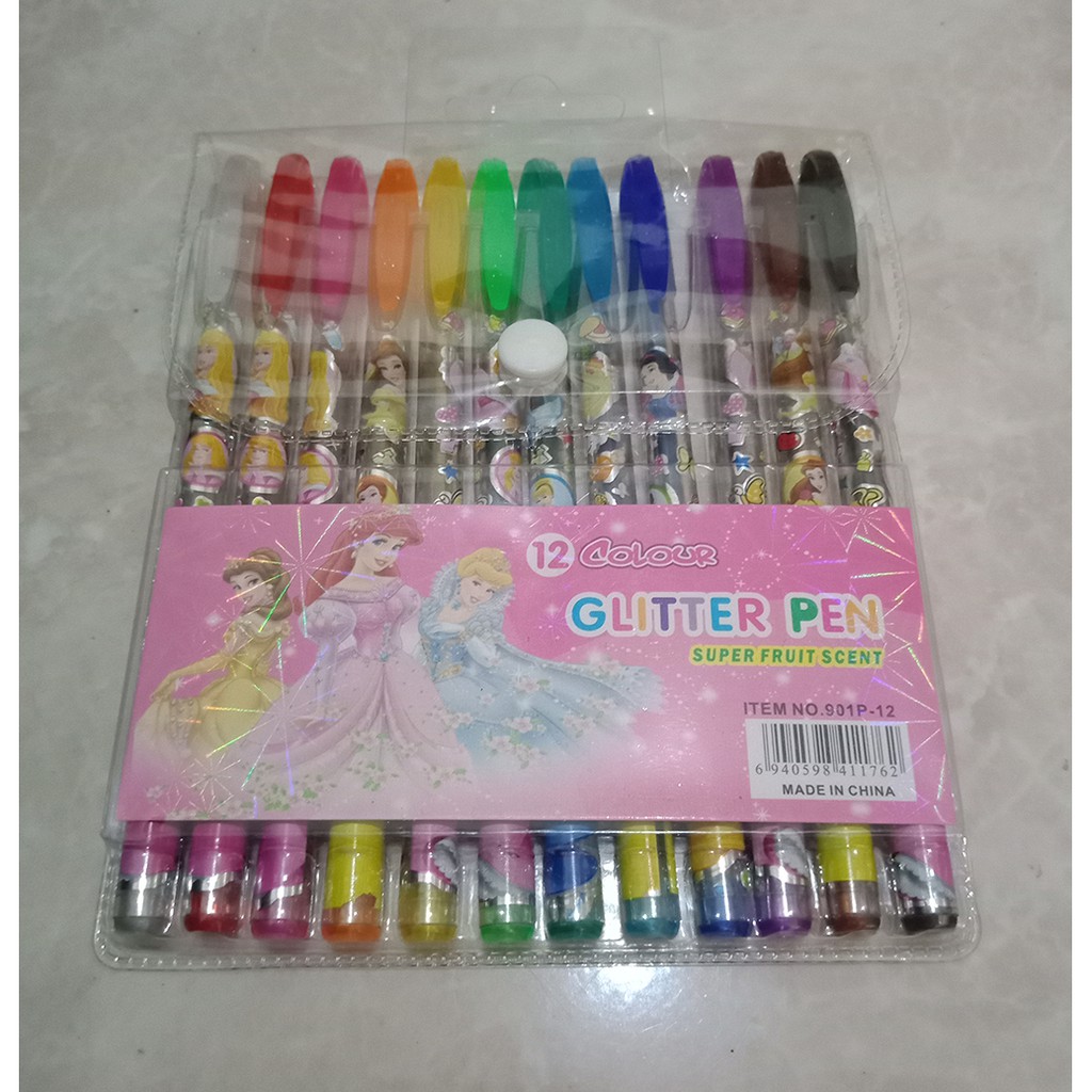 

Pena Glitter Air Set 12 Warna Gel Pen
