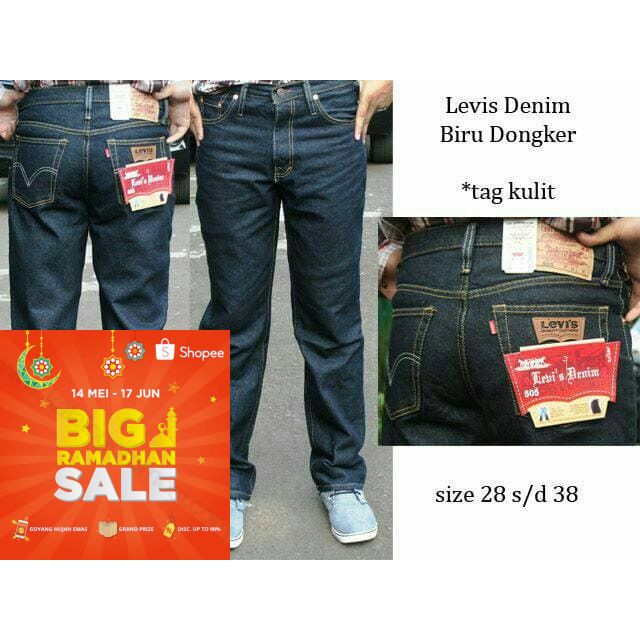 BIG SALE celana jeans regular levis biru dongker ( collection)