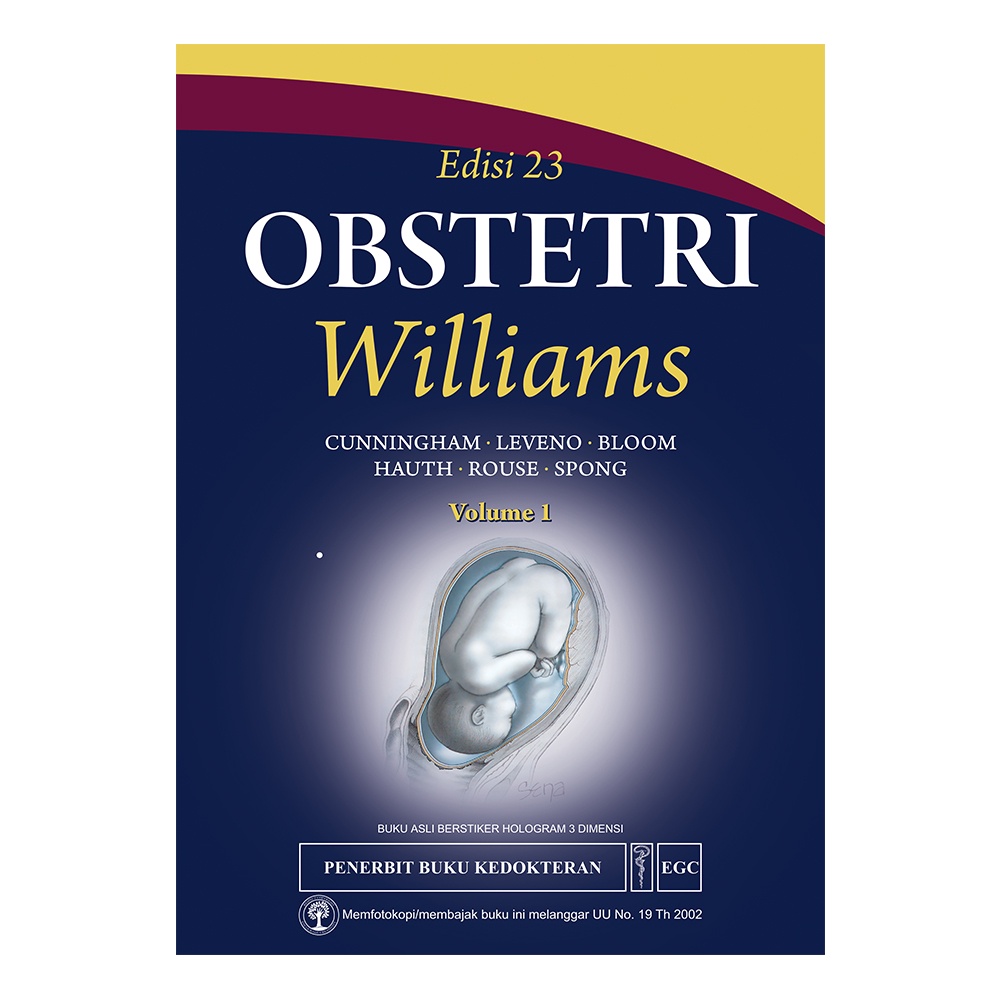 EGC BUKU KEDOKTERAN Obstetri William Edisi 23 Volume 1