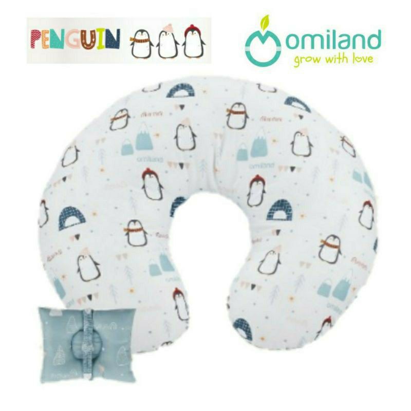 MOMS_ Bantal Menyusui Omiland Series + Free Bantal Peyang