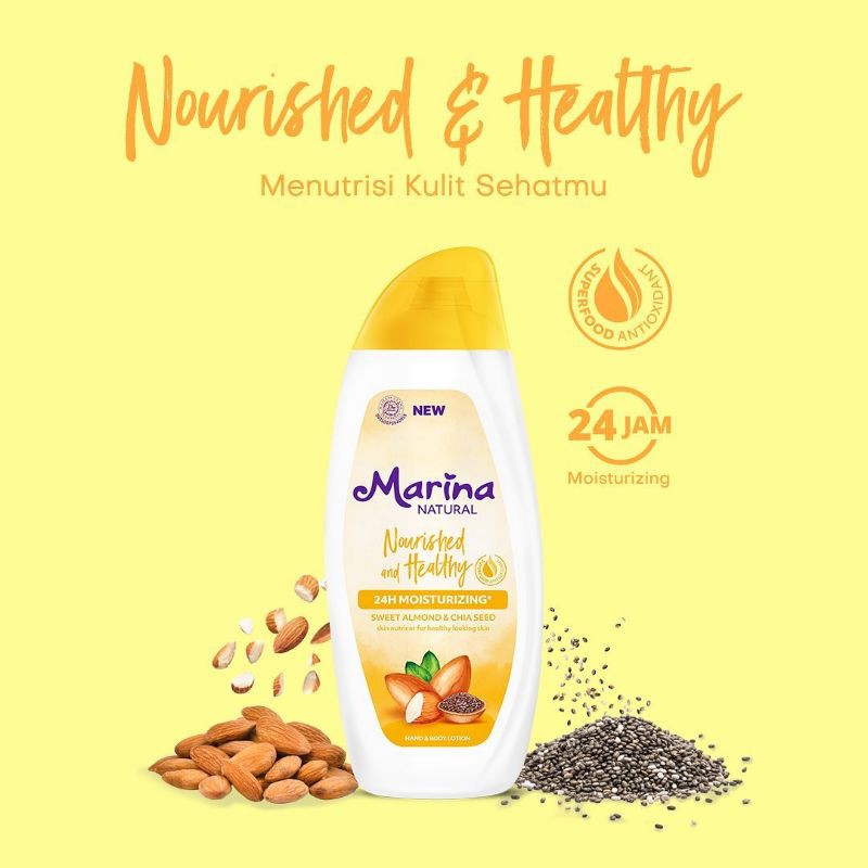 Marina Hand &amp; Body Lotion Natural