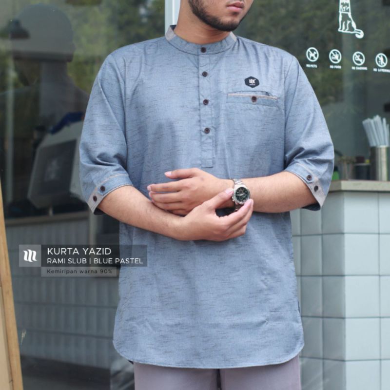 BAJU KOKO PRIA KURTA DEWASA PREMIUM TERMURAH KURTA YAZID MOSPED