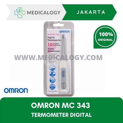 Termometer- Omron Termometer Digital Flexible Mc-343 Mc343 Fleksibel Mc343F -Termometer.