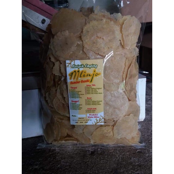 

Kripik Emping mlinjo Benggol