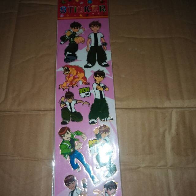 Sticker Besar BEN10 Isi 5 Pcs