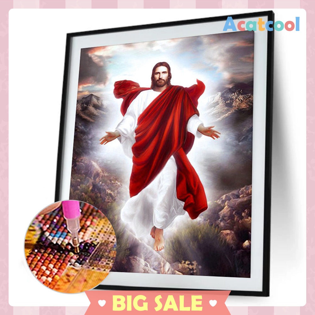 5D DIY Full Drill Diamond Painting Easter Figure Cross Stitch Embroidery