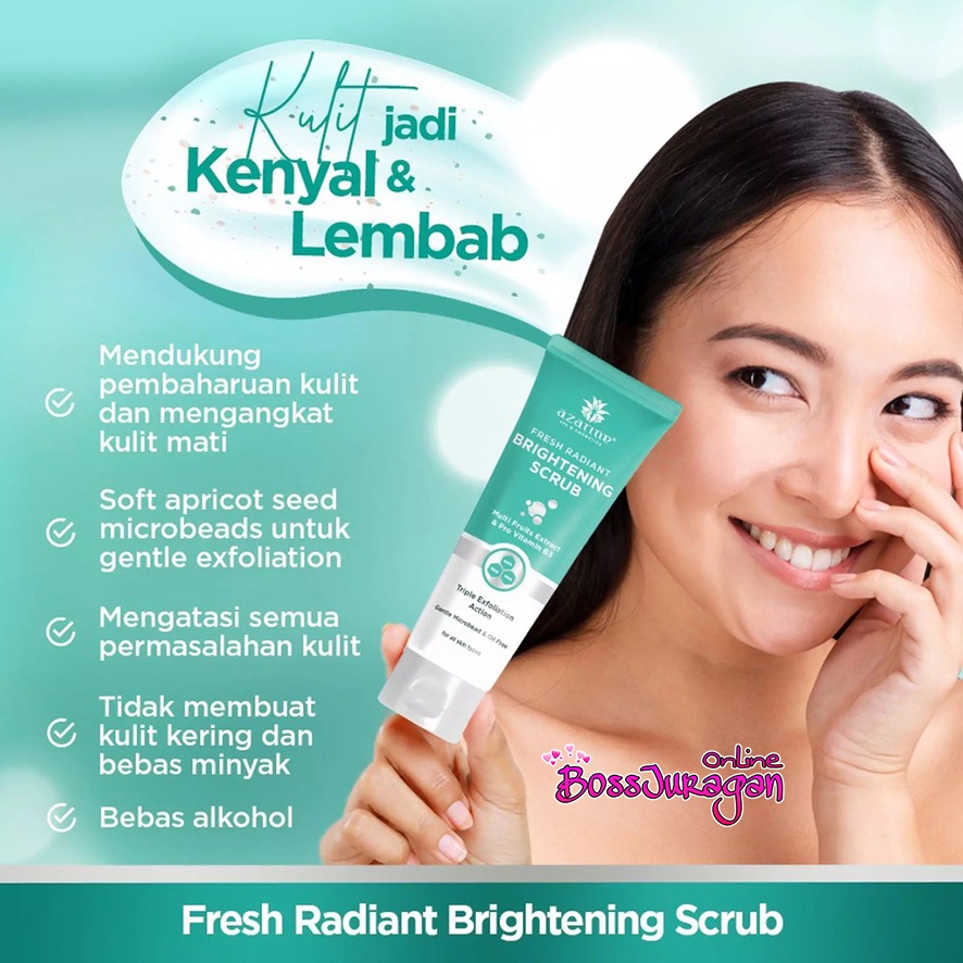 (BOSS) AZARINE Herbal Essensial Series - Sunscreen spf45 | Bright Scrub | Sleep Mask | Peeling Serum