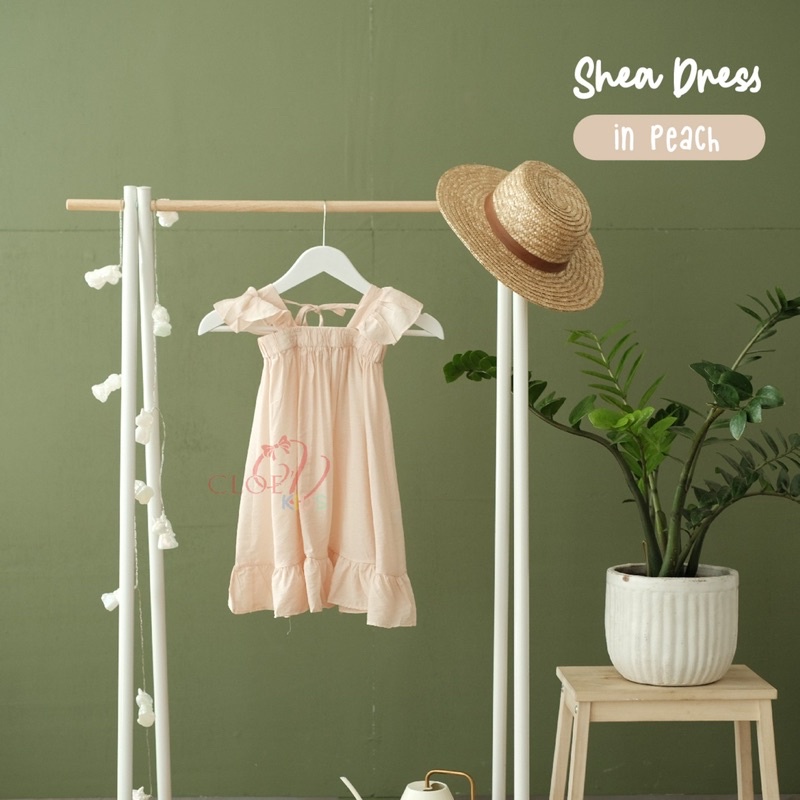 CLOEVKIDS - Shea Dress Anak Casual Dress Pantai Anak Perempuan Dress Pesta Anak Perempuan