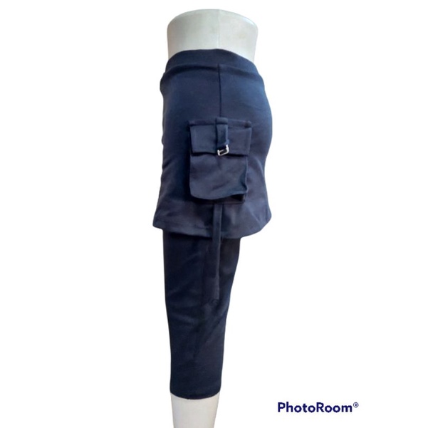 celana senam rok kantong pendek