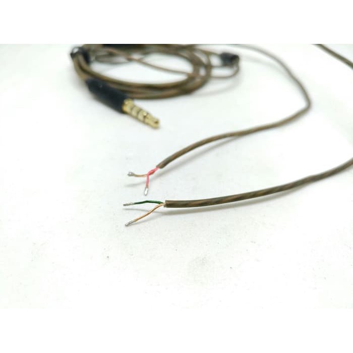 With Mic Crystal Copper DIY Earphone Repair Cable Replacement