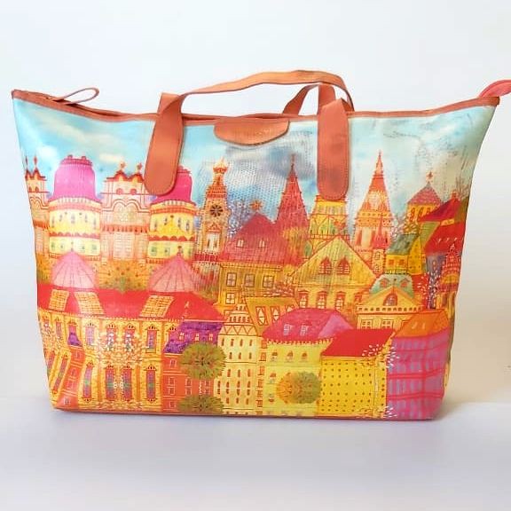 Sonovi Art Preloved Large Tote Bag