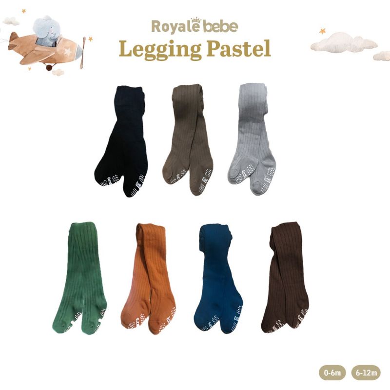 LIL ME LEGGING PASTEL EARTH / Legging Tutup Kaki Anak