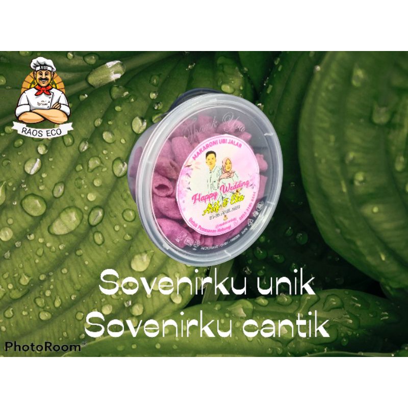 

SOVENIR pernikahan Makaroni ubi thinwall 300 ML