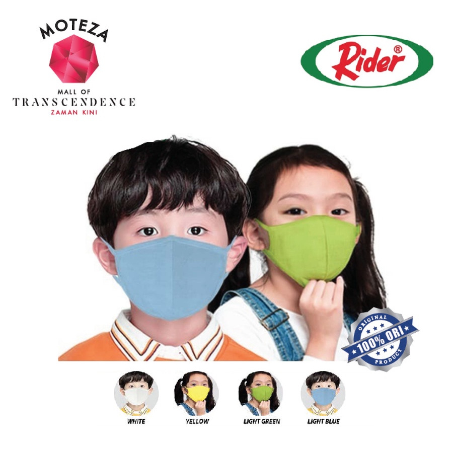 Masker Kain Anak 2 Ply // 3 Ply - Earloop