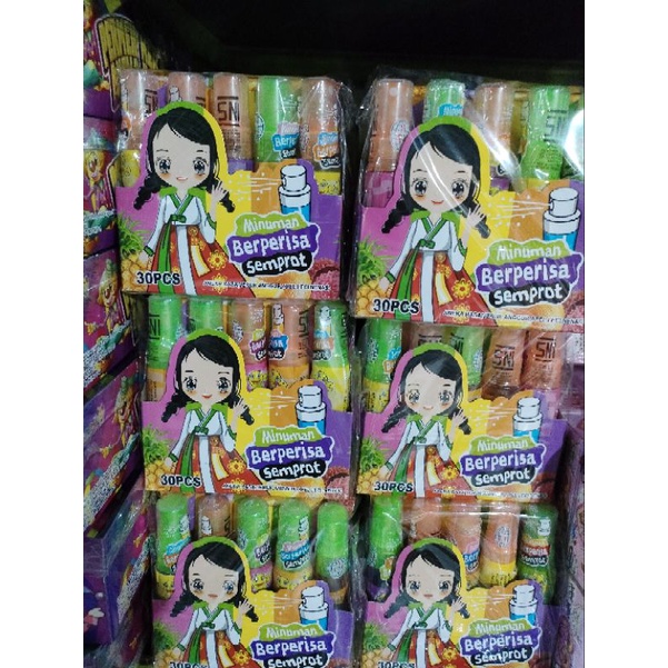 permen semprot aneka rasa buah isi 30