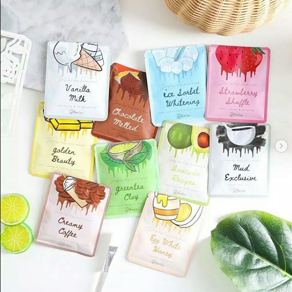 ✿ MADAME ✿ MASKER ORGANIK BUBUK BY LEA GLORIA 20GR - LEA GLORIA FACE MASK BPOM