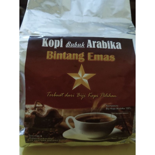 

kopi bubuk arabika bintang emas