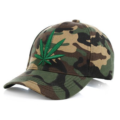 Topi Baseball Motif Daun Maple Sombrero Gaya Hip Hop Untuk Pria Dan Wanita