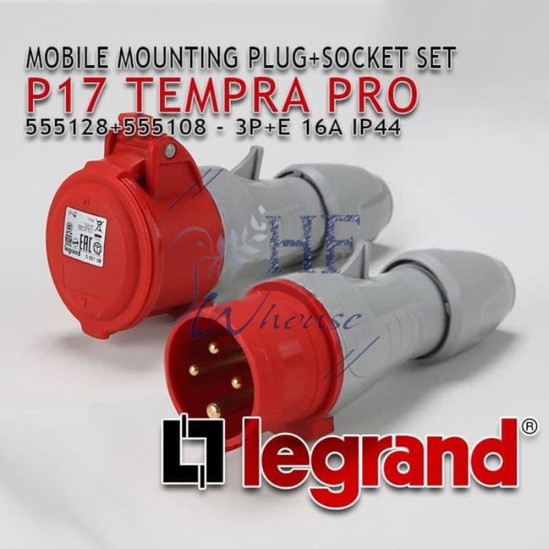 Legrand Set Mobile Mounting + Plug 16A 3P+E 4Pin IP44