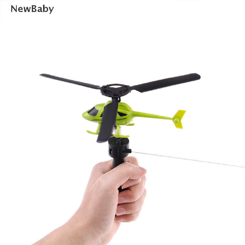 Mainan Pesawat Helikopter model Tarik Tali Untuk Bayi / Anak