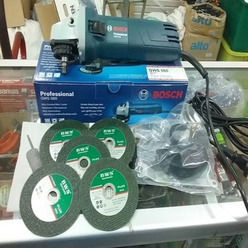 PROMO... MESIN GERINDA TANGAN BOSCH GWS 060 MESIN GURINDA BOSCH GWS060
