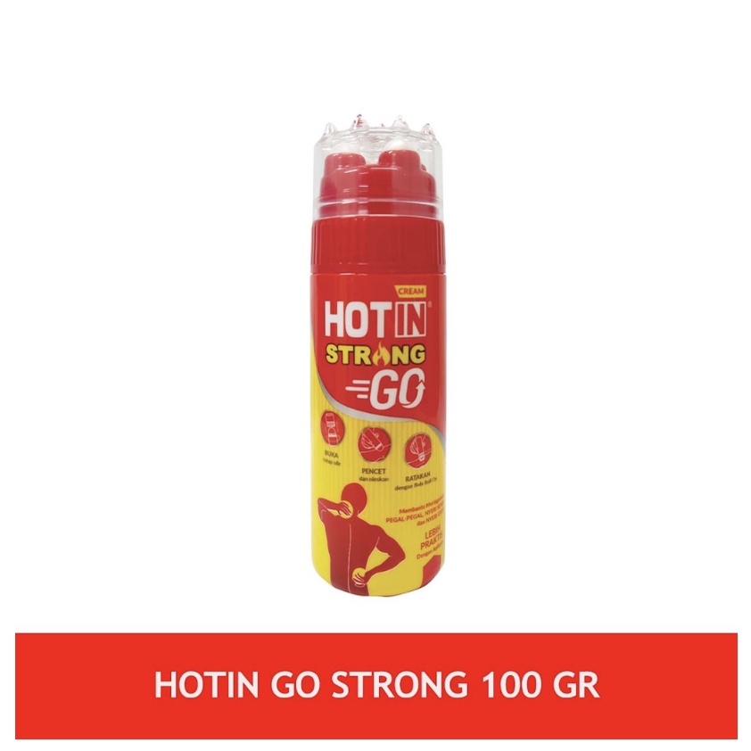 ASLI Hot In HOTIN GO Cream 100 Gram dengan Roll On dan Alat Pijat Strong Original VITAMIN KU
