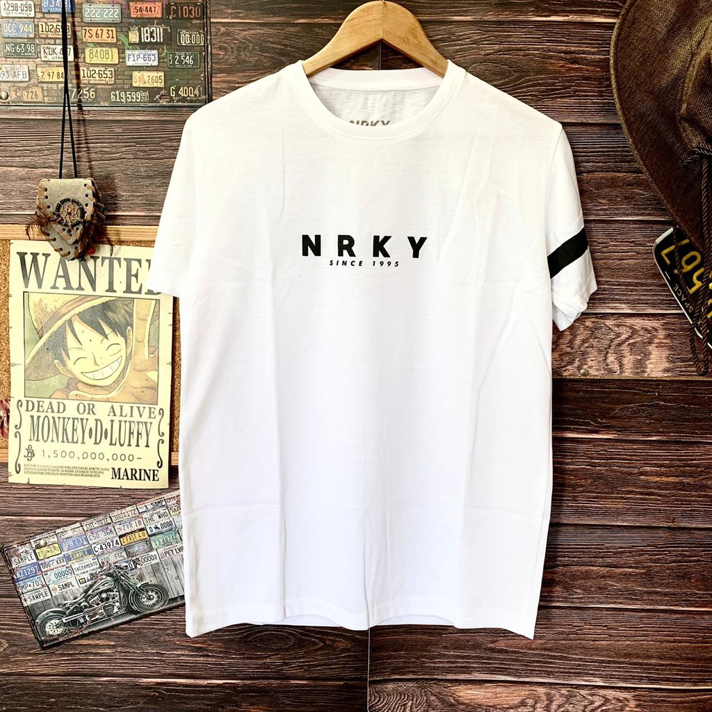 Kaos pria distro nrky basic/ kaos distro pria T shirt distro murah