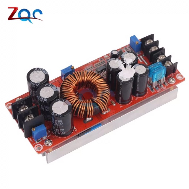 Step Up DC 20A 1200W DC-DC Boost Converter Power Supply 8-60V untuk 12-83V 24V 48V