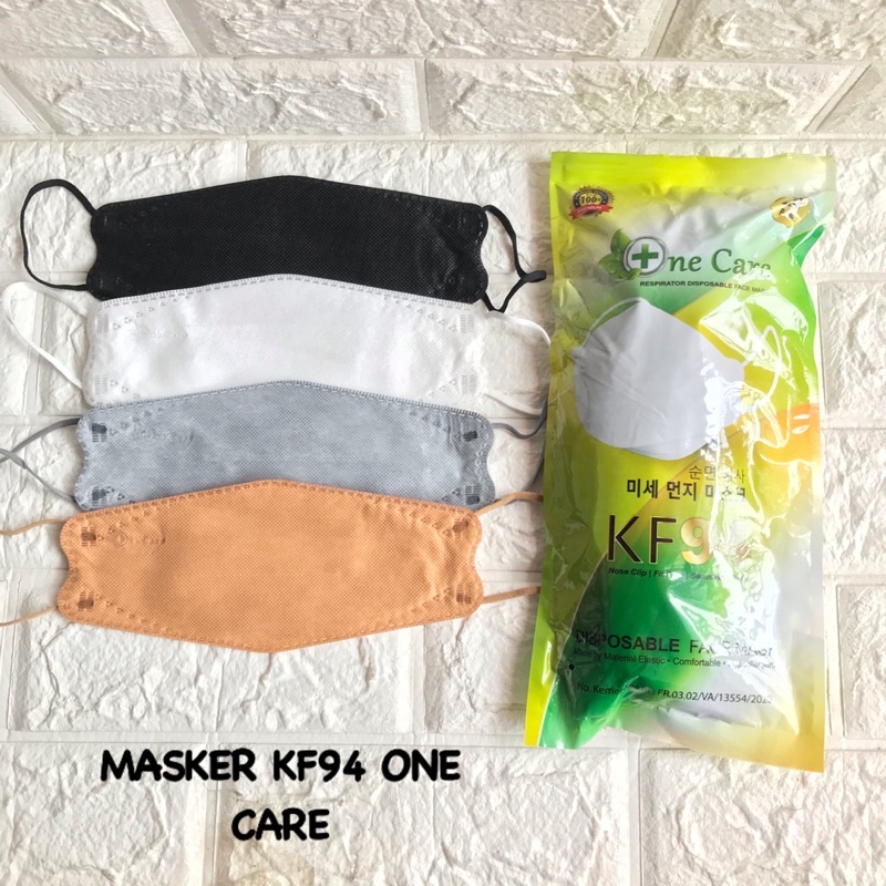 MASKER KF94 NE CARE EMBOS / KF 94 4PLY ON*C*RE 1PACK ISI 10PCS MURAH