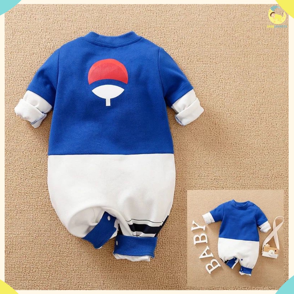 [COD] Jumper Bayi Lengan Panjang Karakter Anime 0-2thn / Baju Bayi Motif SASUKE NARUTO lucu import korea/Babylovanta