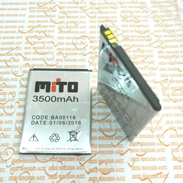 Baterai Battery Double Power MITO BA-00118 BA00118 A73 FANTASY FLY