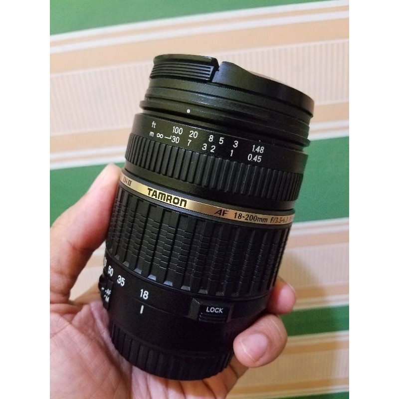 lensa tamron 18-200mm for canon