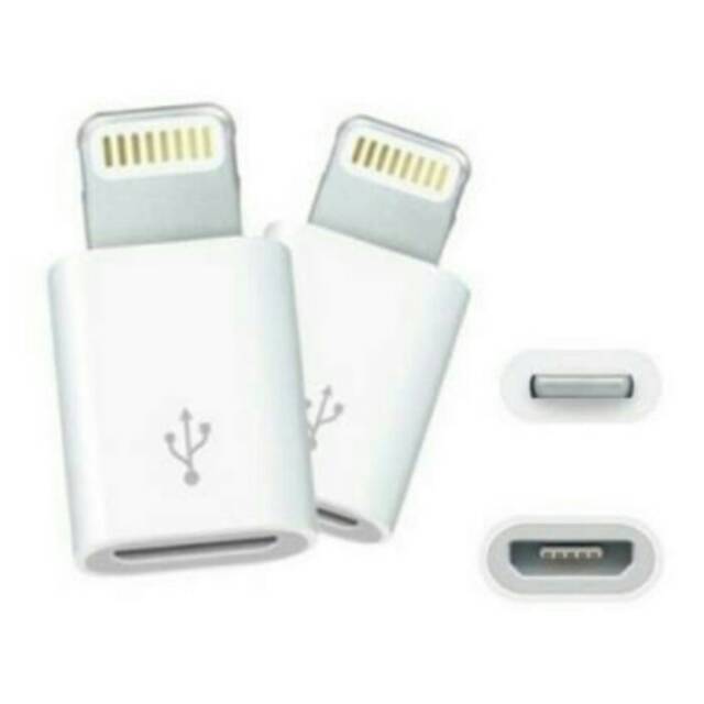 Konektor Connector Micro USB ke iP 5 6 7