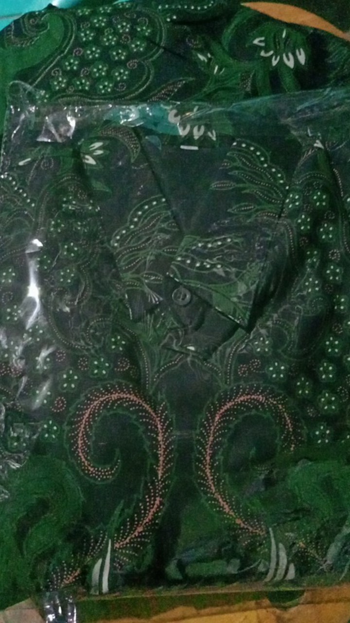 Gurdo Ijo Kemeja Batik Pria Modern Solo Atasan Batik By Kharis