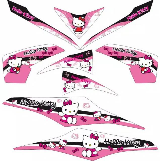 Sticker Mio M3 Striping Hello Kitty