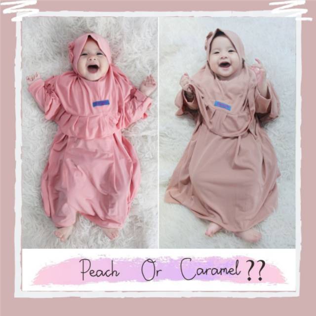 Baju Gamis Bayi Perempuan 0 6 12 24 bulan 1 2 tahun ,baju lebaran bayi aqiqah Zalira Kids Khanza